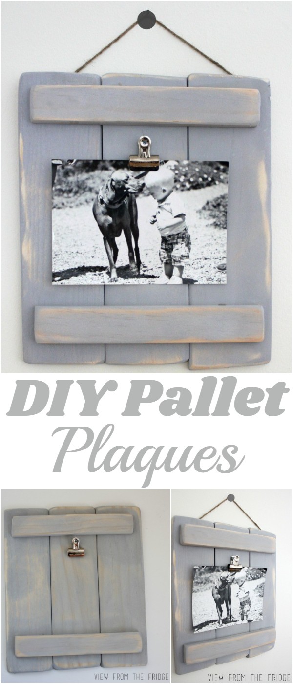 DIY Pallet Plaques