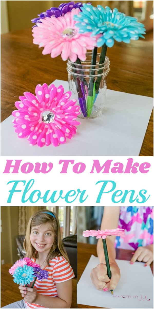 How To Make Flower Pens
