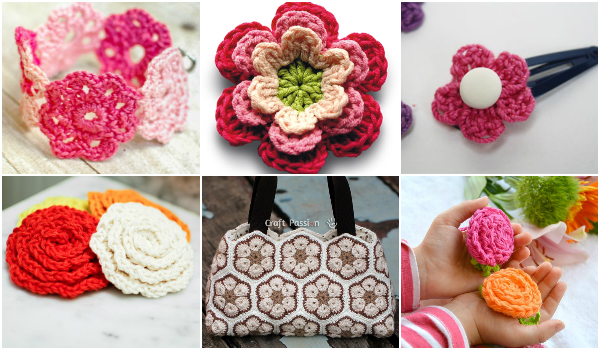 Gorgeous Crochet Flowers Pattern – Free Patterns