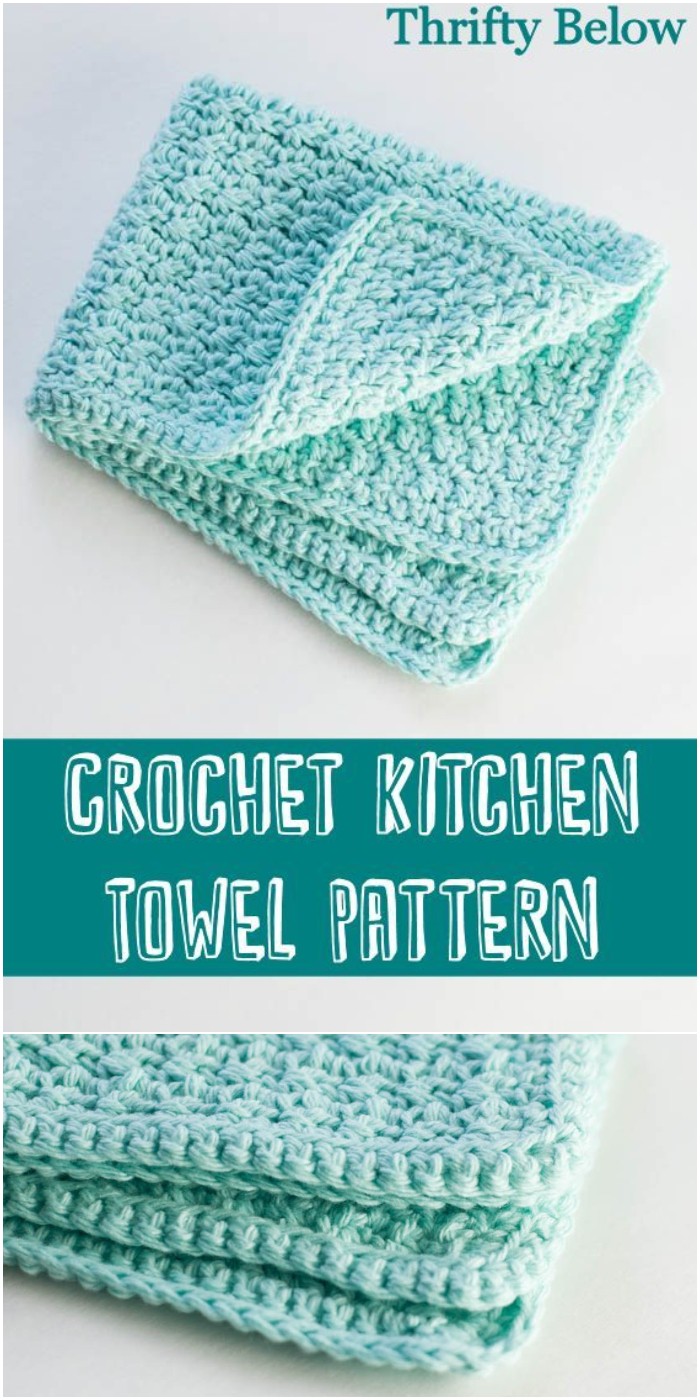 Crochet Kitchen Towel Pattern