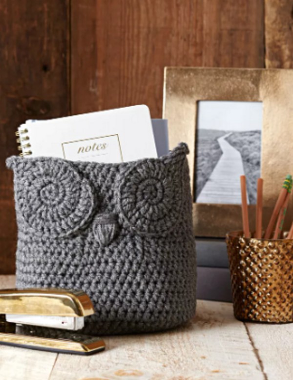 Crochet Owl Basket For Beginners