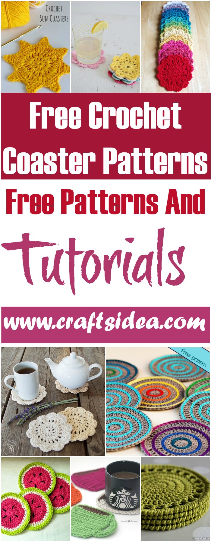 Free Crochet Coaster Patterns 