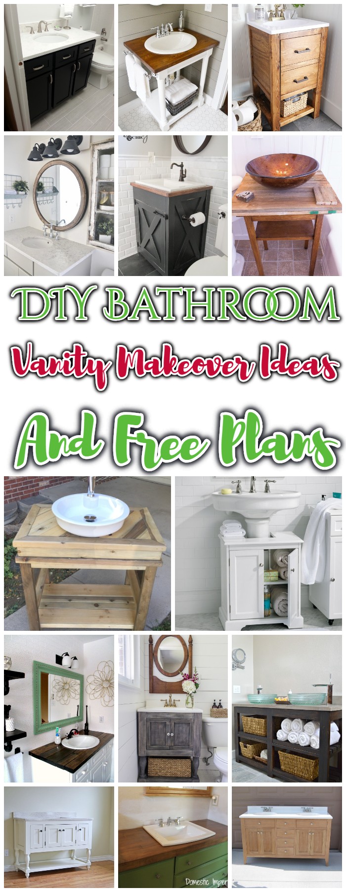 DIY Bathroom Vanity 