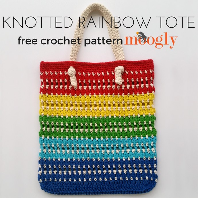 Knotted Rainbow Tote Bag