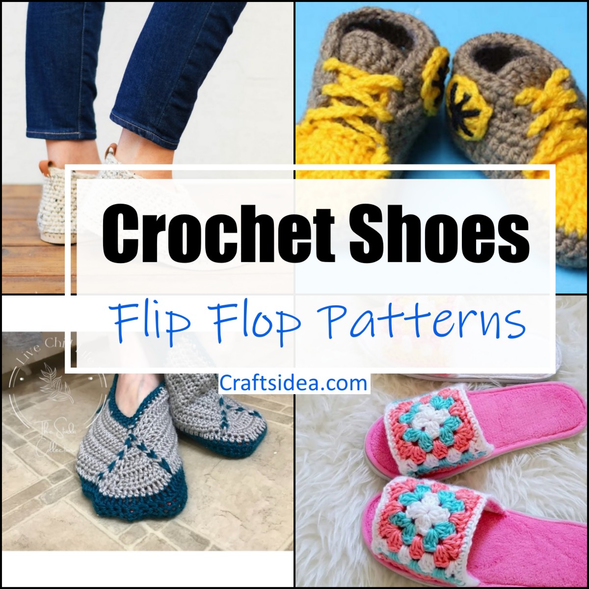 A selection of free crochet flip flop patterns - easy enough for beginners,  crochet a pair of flip f… | Crochet flip flops, Crochet flip flop pattern, Crochet  shoes