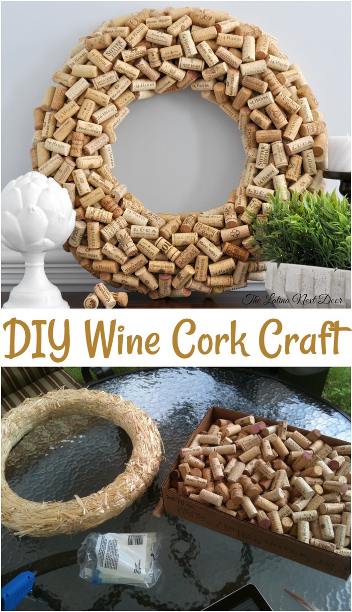 DIY Wine Cork Wreath