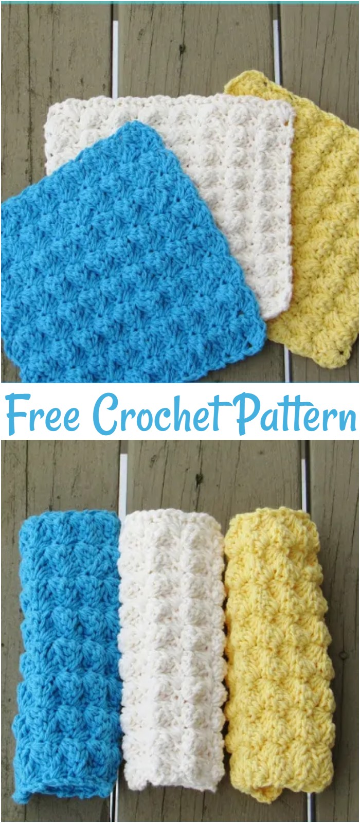 Dishcloth Free Crochet Pattern