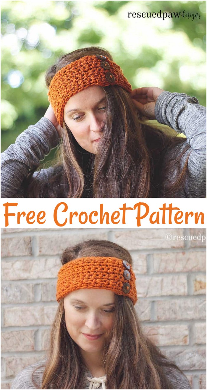 How To Crochet A Pumpkin Earwarmer