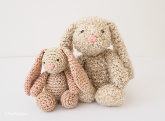 Classic Stuffed Bunny Crochet Pattern For Easter