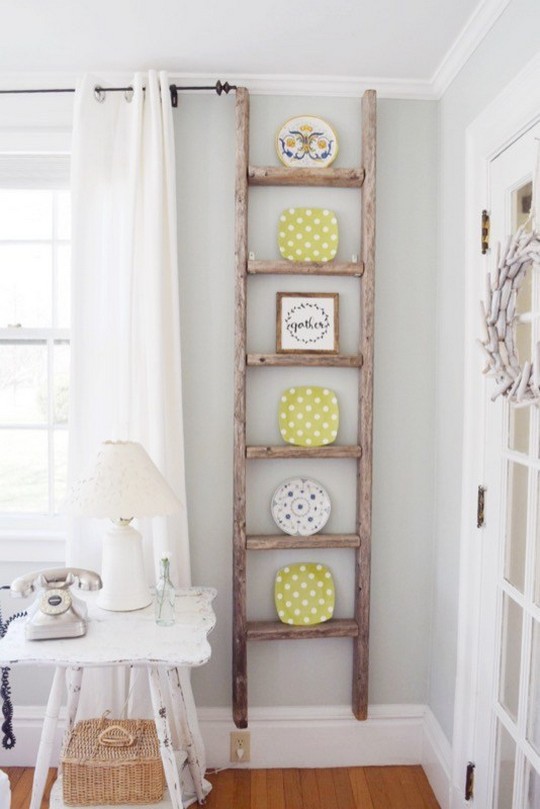 Decorating With A Vintage Ladder