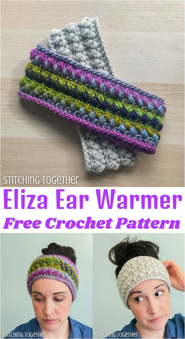 Eliza Ear Warmer Free Crochet Pattern