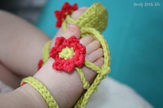 Flower Power Baby Sandals