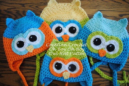 Free Crochet Winter Owl Hat Pattern Oh Boy Oh Boy Owl 