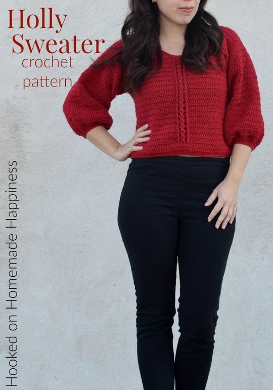 Holly Sweater Crochet Pattern