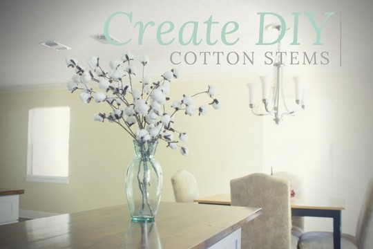 How To Create Cotton Stems In 4 Easy Steps