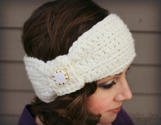 Wintertide Headband Free Crochet Pattern