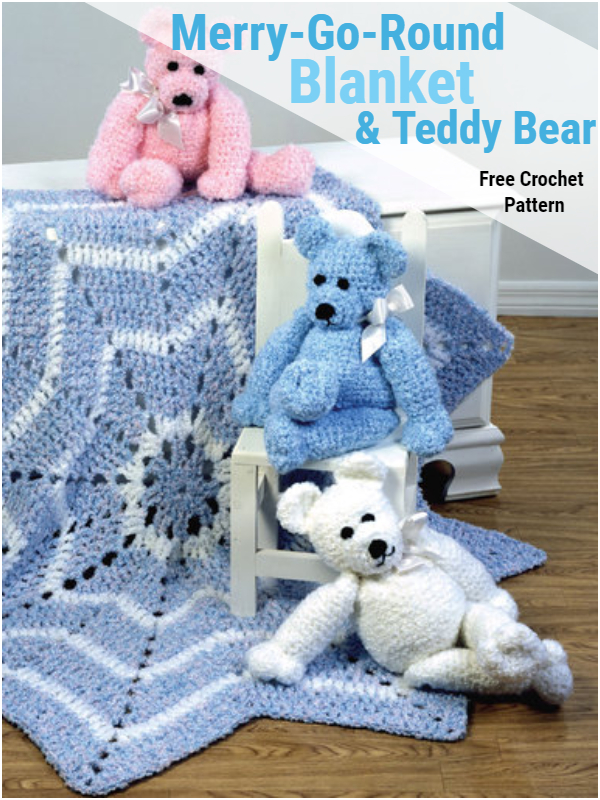 Merry-Go-Round Blanket & Teddy Bear