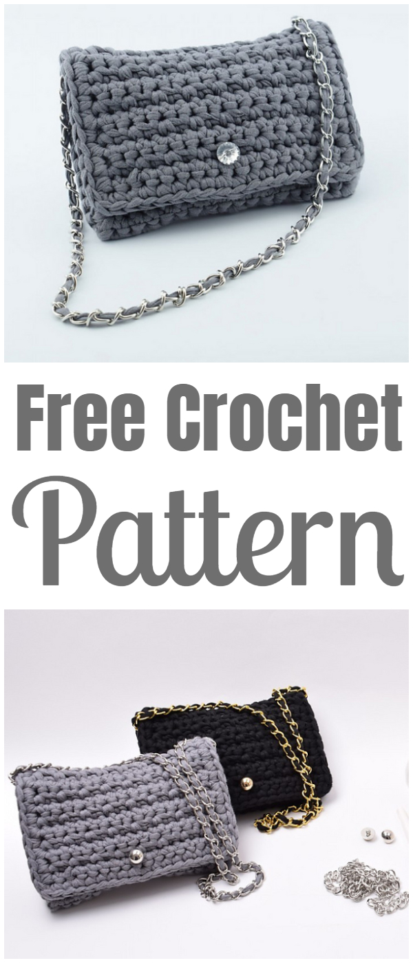 Clutch Bag Free Crochet Pattern
