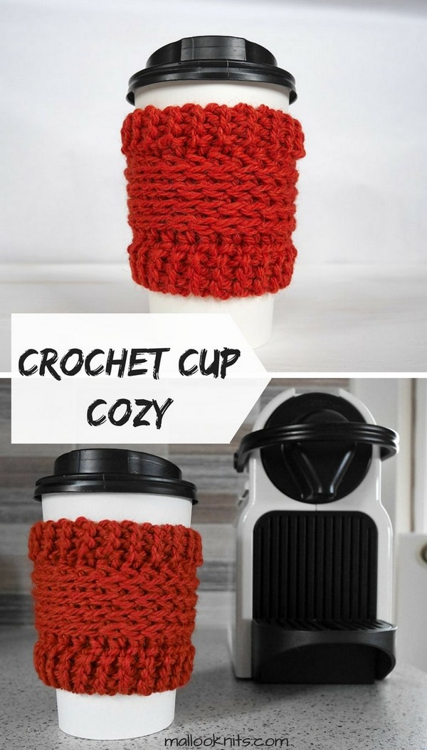 Crochet Cup Cozy Free Pattern