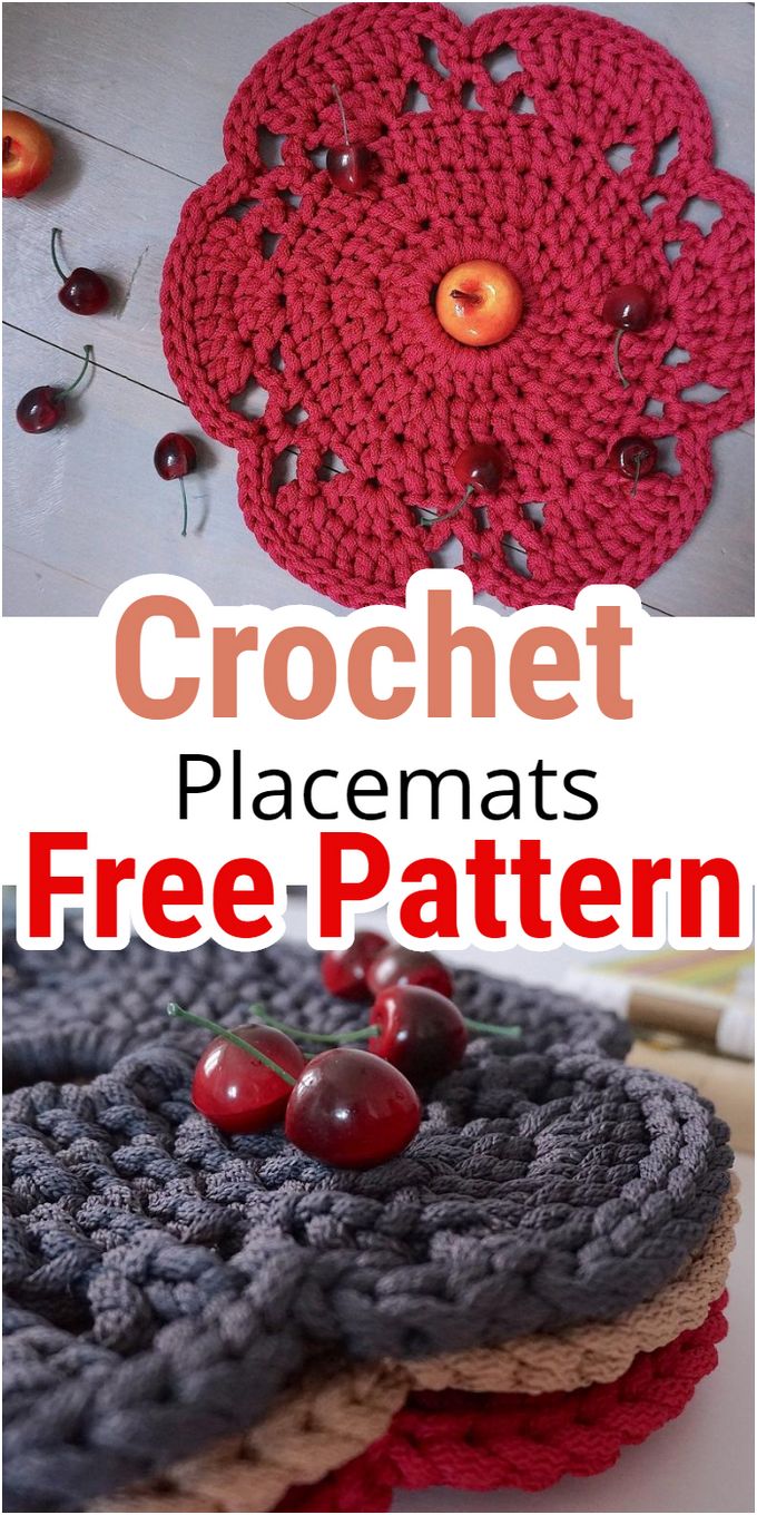 Crochet Placemats Pattern