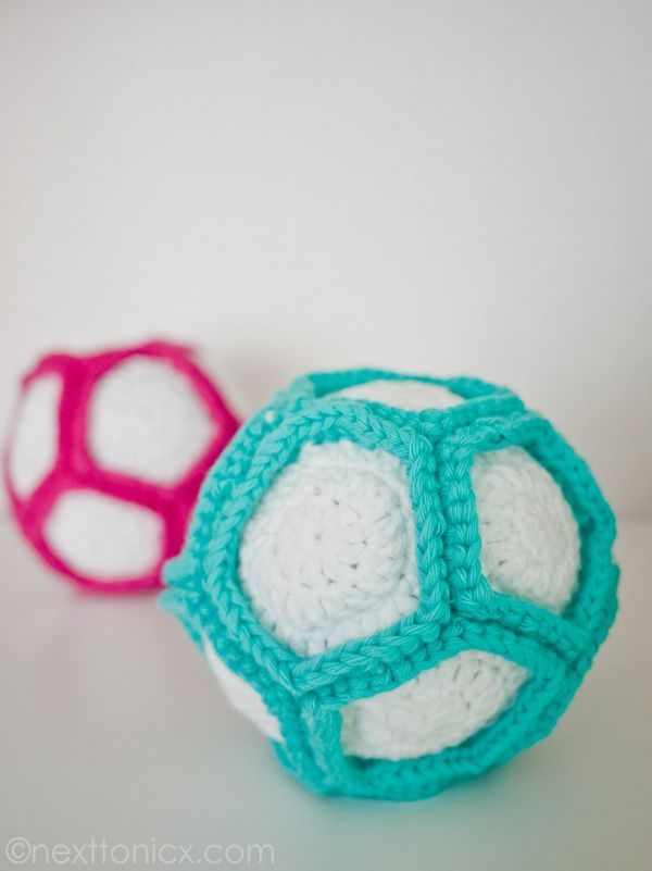 Crochet Rattle Ball