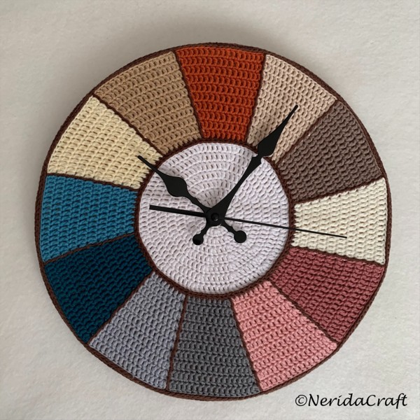 Crochet Wall Clock