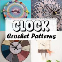 Cute DIY Crochet Clock Patterns