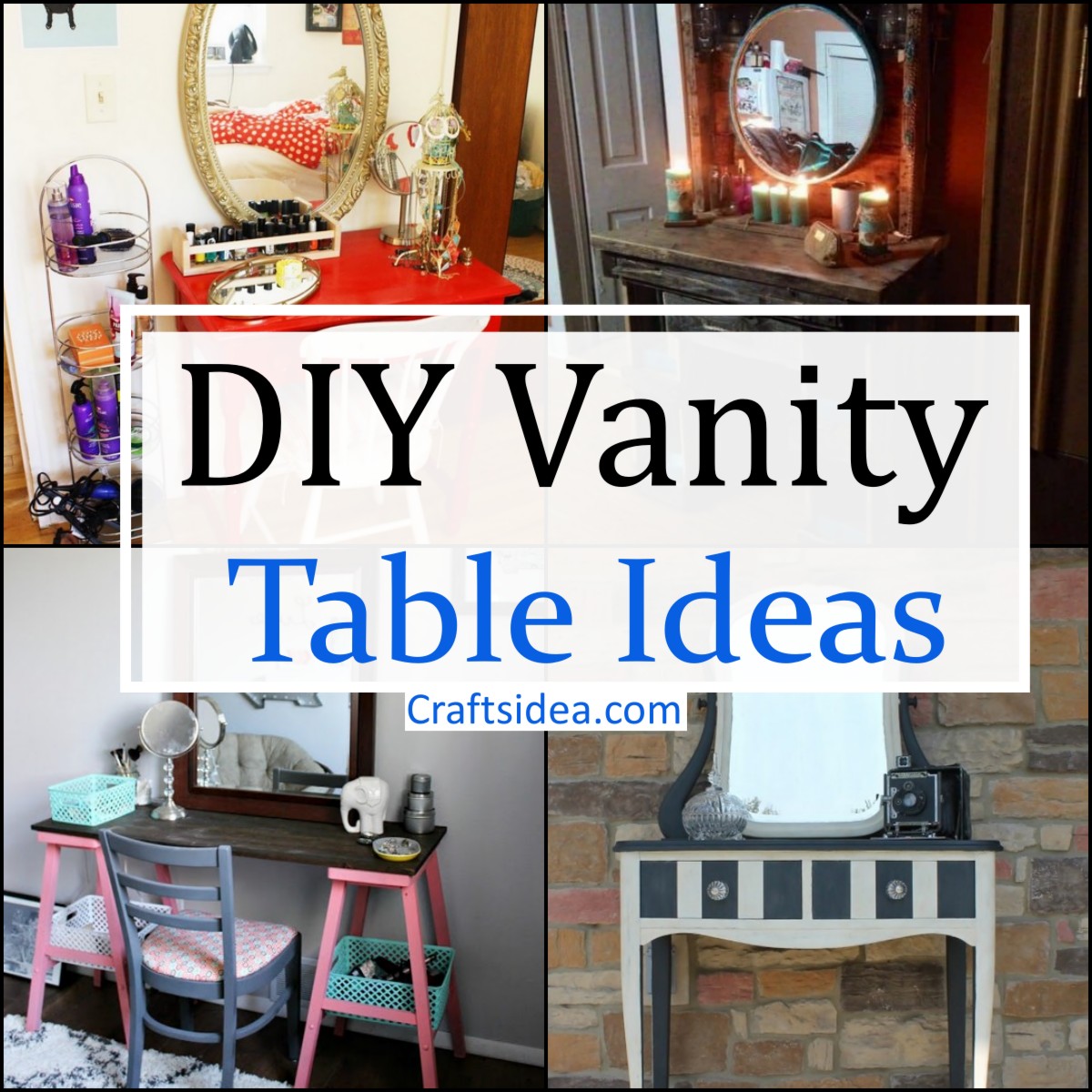 DIY Vanity Table Ideas