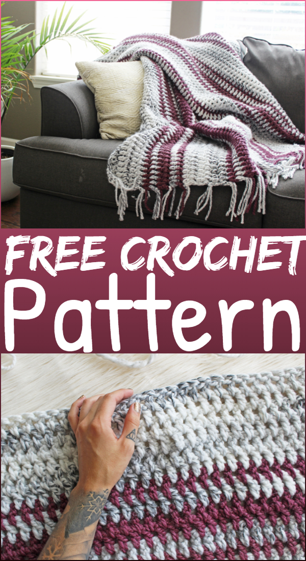 Crochet Tassel Blanket Pattern