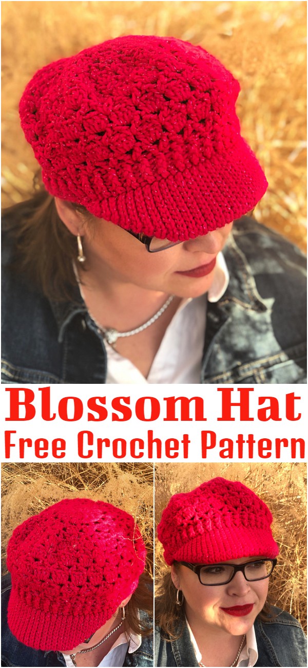 Free Crochet Blossom Hat Pattern