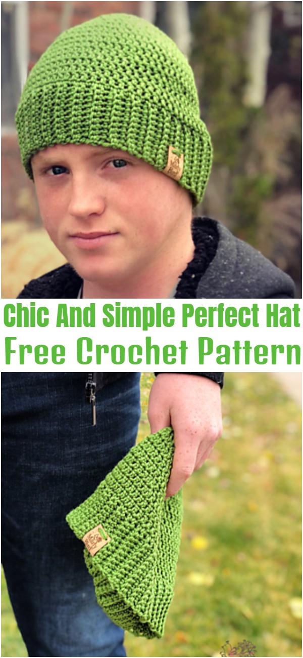 Free Crochet Chic And Simple Perfect Hat Pattern