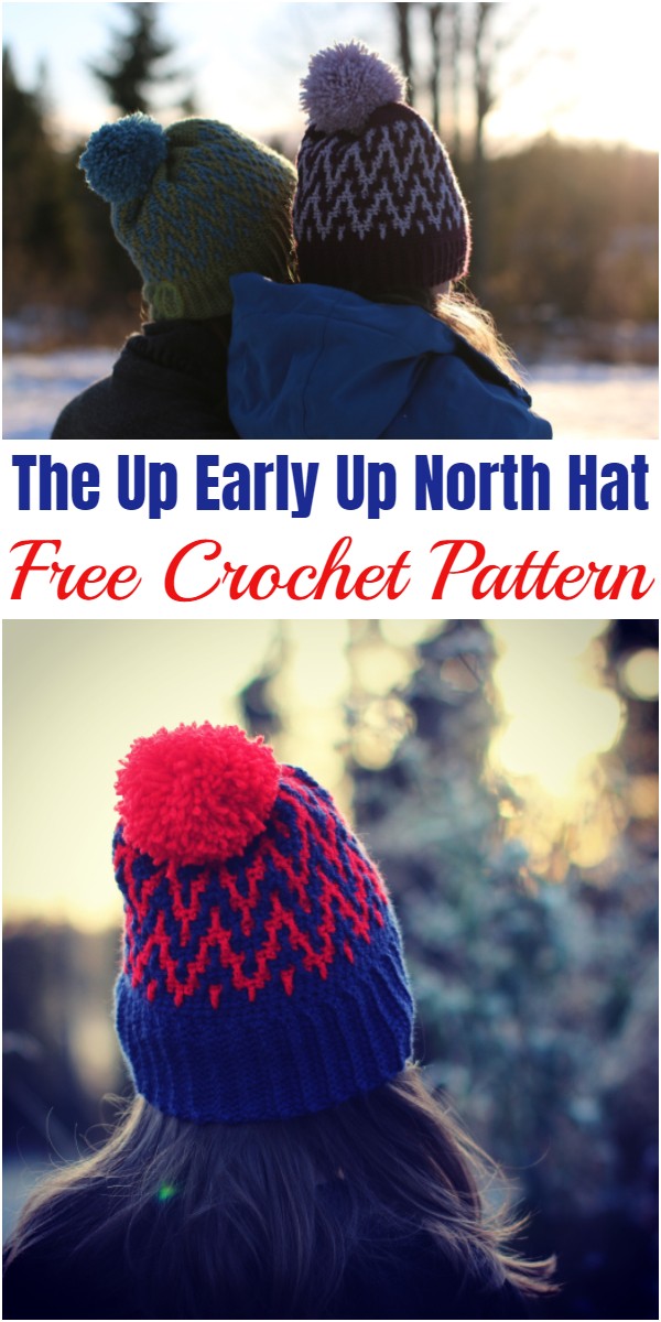 Free Crochet The Up Early Up North Hat Pattern 