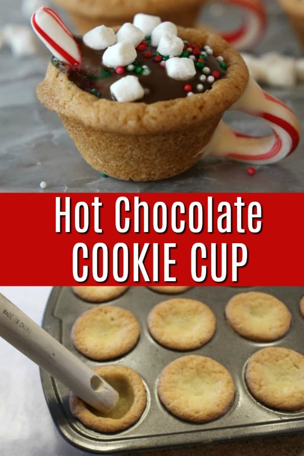 Hot Chocolate Cookie Cups 