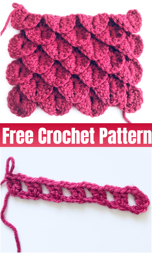 How To Do The Crochet Crocodile Stitch