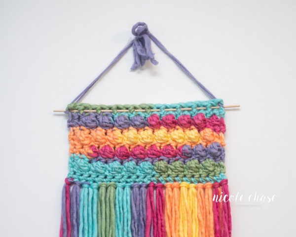 Rainbow Crochet Wall Hanging Pattern