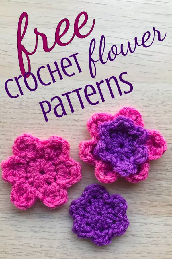Simple Crochet Flower Patterns