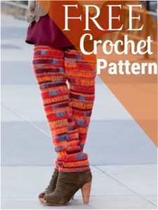 17 Free Crochet Leg Warmer Patterns For Winter