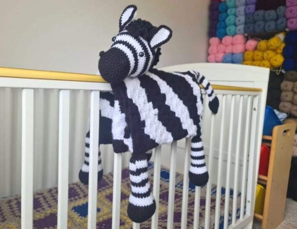 Zebra Blanket Crochet Pattern