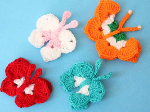 Crochet 3d Butterfly Pattern