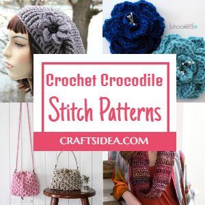 Crochet Crocodile Stitch Patterns