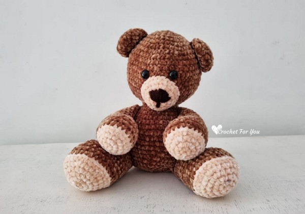 Velvet Teddy Bear Amigurumi Pattern