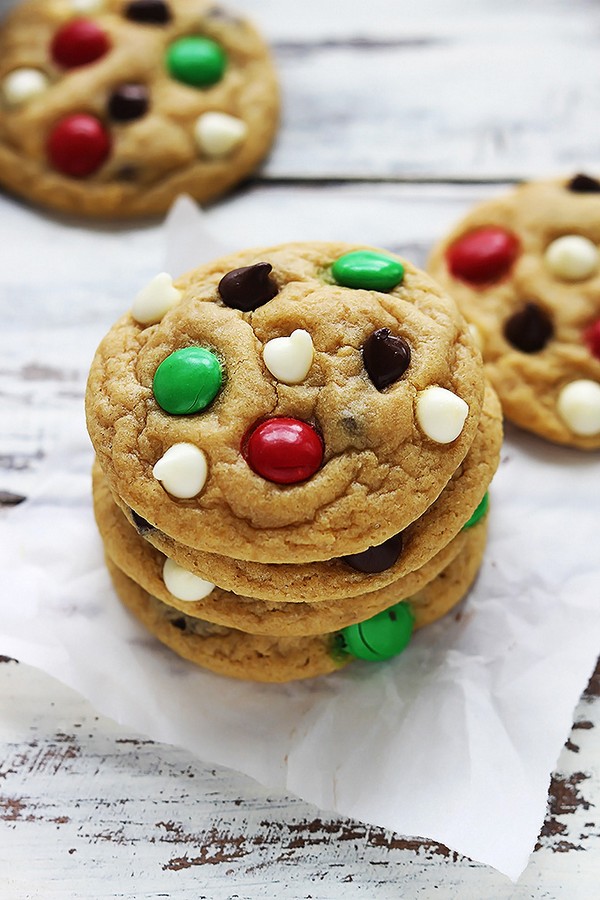 Double Chocolate Chip M&m Cookies
