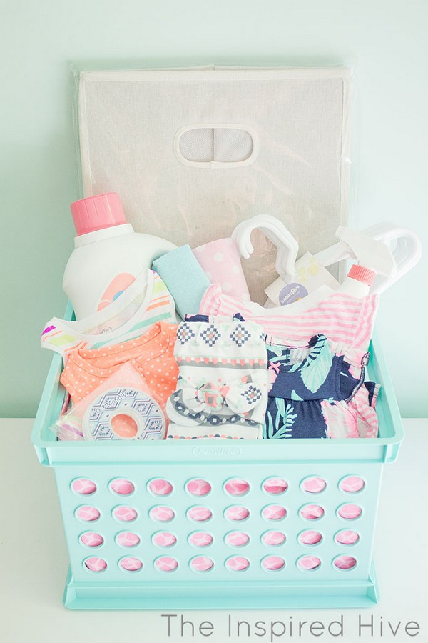 Laundry Basket Baby Shower Gift