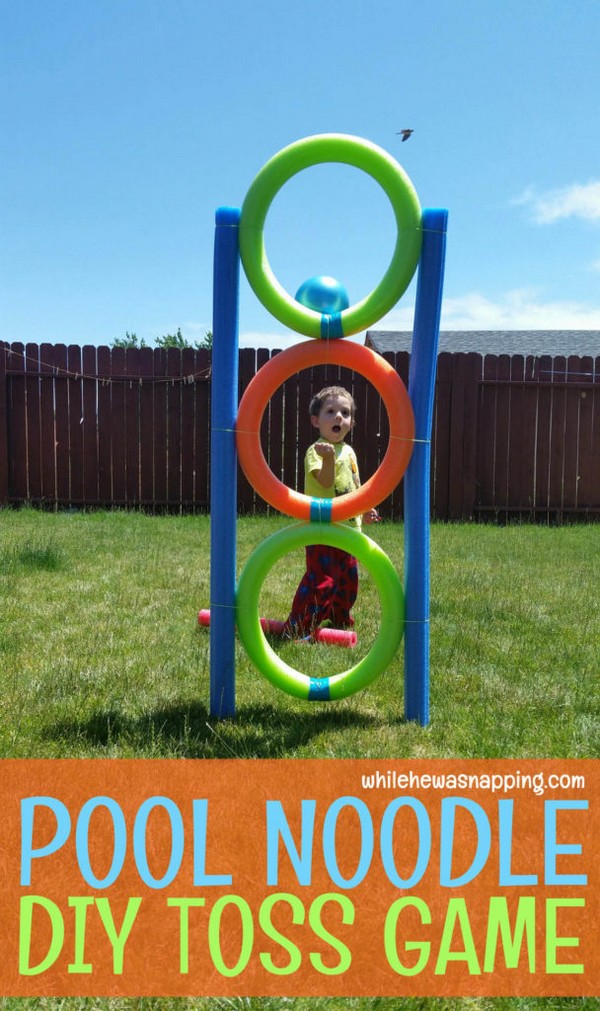 Pool Noodle DIY Toss Game
