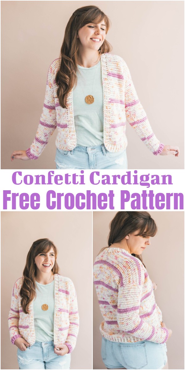Crochet Confetti Cardigan Pattern