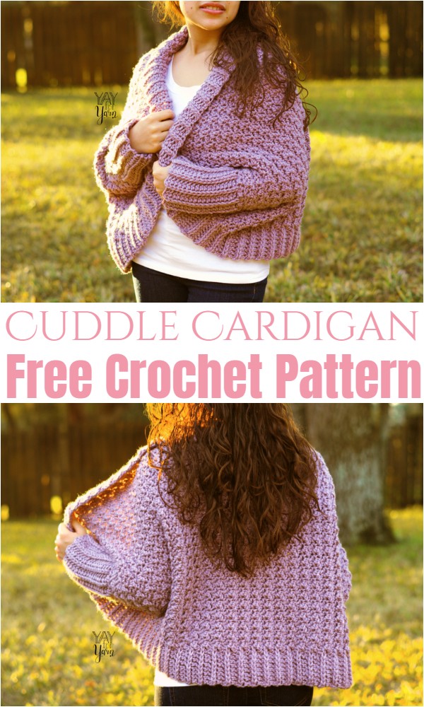 Free Crochet Cuddle Cardigan Pattern