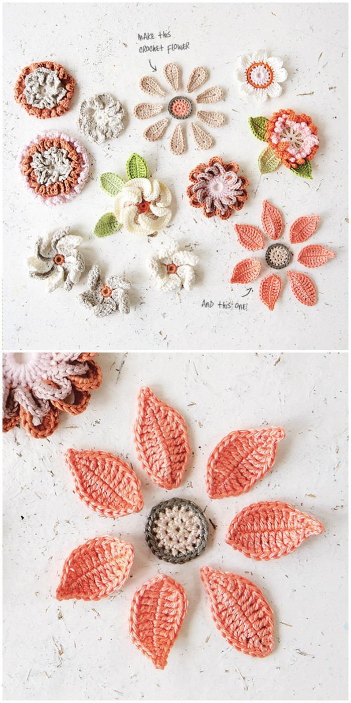 Flowers Crochet Pattern For British