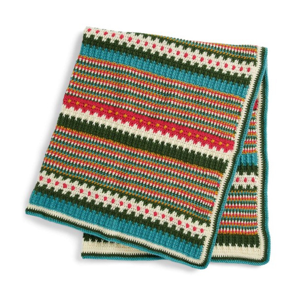 Crochet Holiday Blanket Pattern