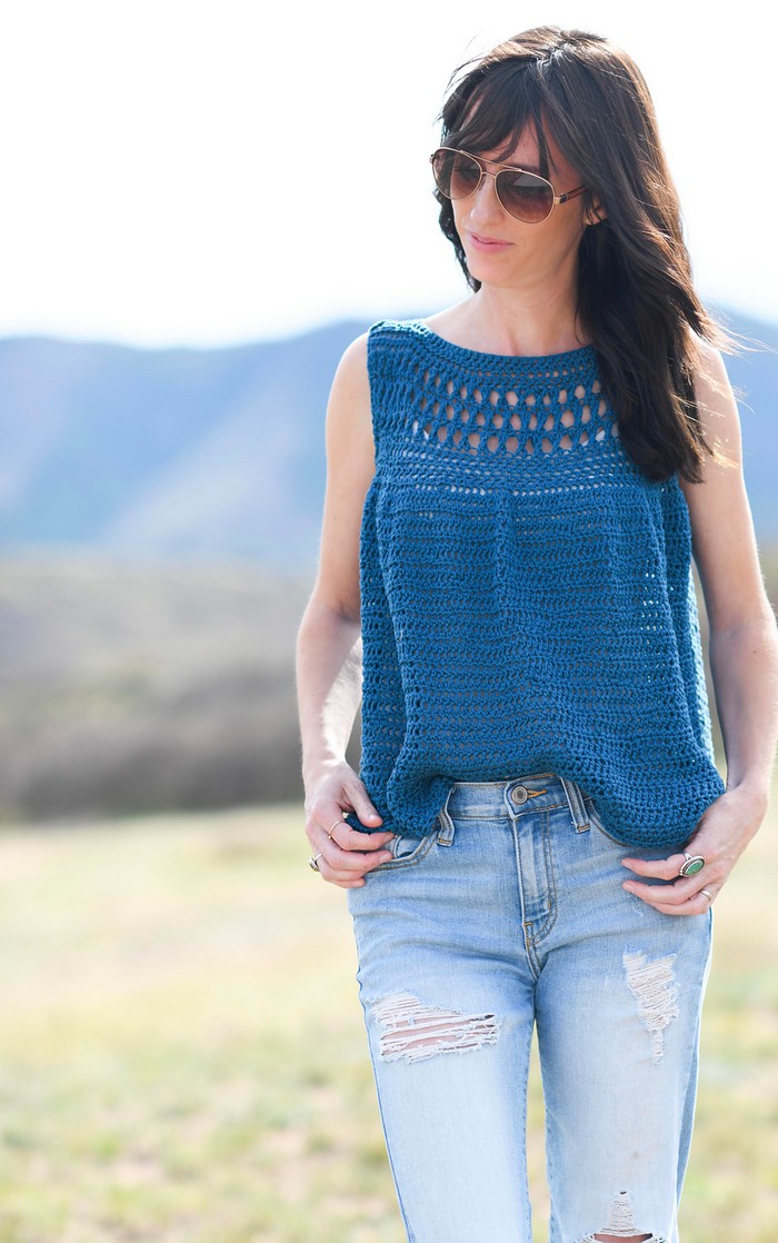 Summer Vacation Crocheted Top