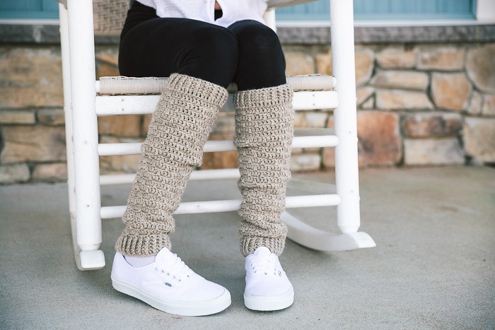 Free Slouchy Leg Warmer Crochet Pattern 